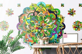 Carta da parati – Mandala verde