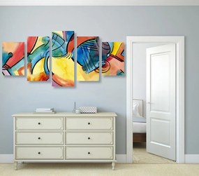 Quadri 5 pezzi – Arte astratta