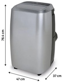 Condizionatore portatile EQUATION  Top2 3.8Kw 14000 BTU, 1538 W, 3.8 KW, grigio