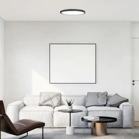 Rabalux 71096 - Plafoniera LED GONZALO 24W/230V, Ø29 cm, nero