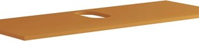 Top per lavabo appoggio Niwa L 120 x H 1.8 x P 46 cm laccato opaco senape truciolare