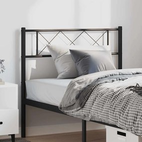 Testiera İn Metallo Nero 100 Cm /