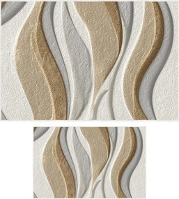 Set di tappetini per il bagno beige 2 pz 60x100 cm – Foutastic