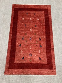 Gashguli Tappeto 150x90 Rosso (Iran) Annodato A Mano