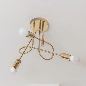 Plafoniera OXFORD 3xE27/15W/230V, dorata