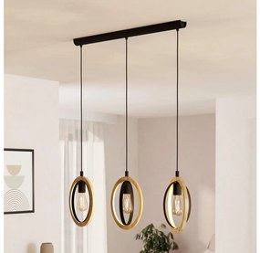 Eglo 43462 - Lampadario a sospensione con filo BASILDON 3xE27/40W/230V