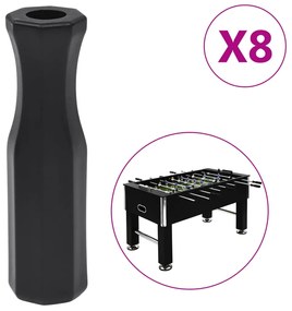 Manopole Per Aste Da Calcio Balilla 8 Pz /