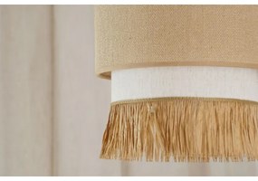 Brilagi - Lampadario a cavo WINNETOU BOHO 1xE27/15W/230V Ø 25 cm marrone/crema