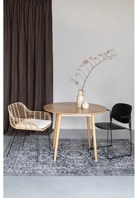 Tavolo da pranzo rotondo con piano in rovere ø 100 cm Fabio - White Label