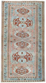 Hamedan Tappeto persiano 100 x 190 Rosso (Iran) Annodato A Mano