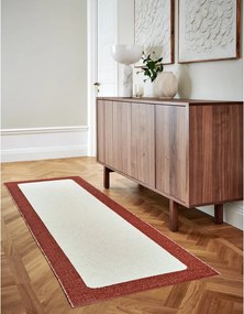 Tappeto da interno/esterno color mattone/color crema 70x120 cm Ilda Brick – Pappelina