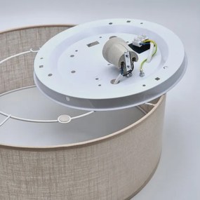 Plafoniera SIRJA 1xE27/60W/230V diametro 35 cm beige