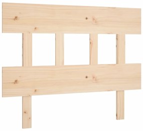 Testiera per letto 103,5x3x81 cm legno massello di pino