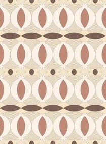 Ailanto Carta da parati Melograno Grande - Terracotta & Biscuit
