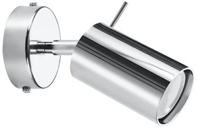 Lampada da parete in argento Etna - Sollux