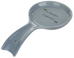 Poggiamestolo blu 22 cm scritta Quotes