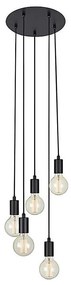Markslöjd 107467 - Lampadario a sospensione con filo SKY 5xE27/60W/230V