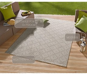 Tappeto grigio per esterni , 160 x 230 cm Karo - NORTHRUGS