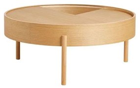 Arc Coffee Table Ø89 Oiled Oak - Woud