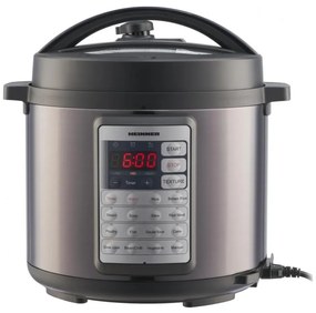 Heinner HPCK-38BK - Pentola a pressione elettrica multifunzione 5,7 l 1000 W/230 V nera