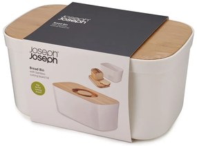 Cestino per pane bianco con coperchio in legno Cestino - Joseph Joseph
