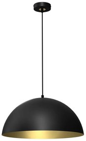 Lampadario su corda BETA 1xE27/60W/230V d. 45 cm nero