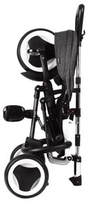 QPlay - Triciclo per bambini 3in1 RITO EVO grigio