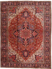 Heriz Tappeto 290 x 400 Rosso (Iran) Annodato A Mano