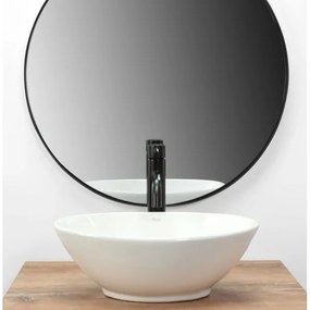 REA-U5804 - Lavabo da appoggio PAMELA MINI 26,5x40 cm ceramica/bianco lucido