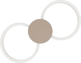 Eglo 902127 - Applique da parete LED VENTICELLO LED/20W/230V + LED/0,91W beige