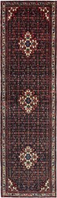Hamedan Tappeto 110x410 Blu (Iran) Annodato A Mano