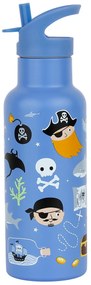 A Little Lovely Company - borraccia in acciaio inox, 500 ml - pirati
