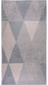 Tappeto lavabile grigio e beige 120x160 cm - Vitaus