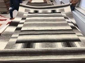 Loribaft Tappeto 260 x 310 Grigio (Iran) Annodato A Mano