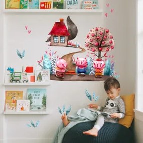 Adesivi fiabeschi - Tre porcellini | Inspio