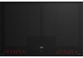 HII88810NTI: Piano a Induzione, Full Flexi, 80 cm. Colore del prodotto: Nero, Posizionamento dell'apparecchio: Da incasso, Dimensione della larghezza