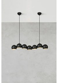 Lampadario nero con paralume in metallo Cupolo – Markslöjd