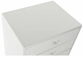 Cassettiera DKD Home Decor Naturale MDF Bianco (40 x 30 x 90 cm)