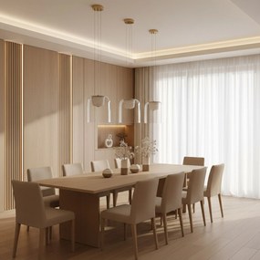 Lampada a sospensione LED APP1689-1PC A Gold