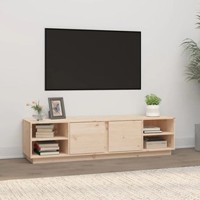 Mobile Porta Tv 156x40x40 Cm İn Legno Massello Di Pino /