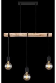 Globo 15539-3H - Lampadario su corda GREGOR 3xE27/60W/230V