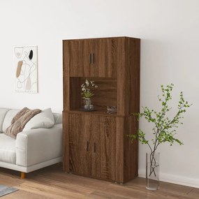 Credenza Rovere Marrone İn Legno Multistrato /
