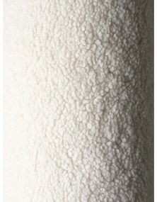 Pouf a sacco per bambini color crema con rivestimento in bouclé Bear – Wigiwama