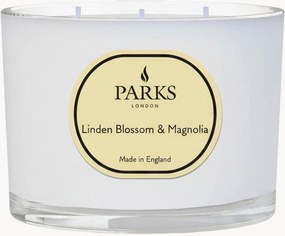 Candela profumata fatta a mano a tre stoppini Vintage Aromatherapy (fiore di tiglio, magnolia e muschio morbido)