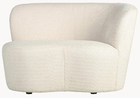 Poltrona grande in tessuto bouclé Sibylla