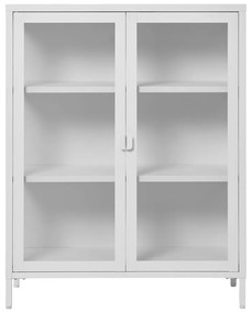Vetrina in metallo bianco 80x101 cm Brisbane - House Nordic