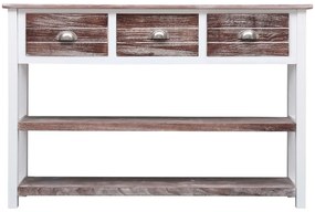 Credenza stile antico marrone 115x30x76 cm in legno