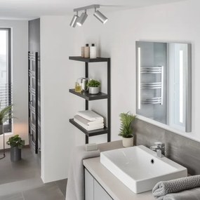 Brilagi - Luce Spot da bagno SELE 3xGU10/30W/230V IP44 argento