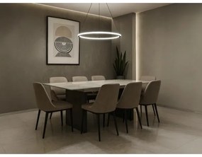 Lampadario LED dimmerabile a sospensione con cavo, 90 W/230 V, 3000–6500 K, Ø 60 cm, con telecomando