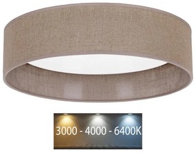 Brilagi - Plafoniera LED VELVET LED/24W/230V 3000/4000/6400K marrone